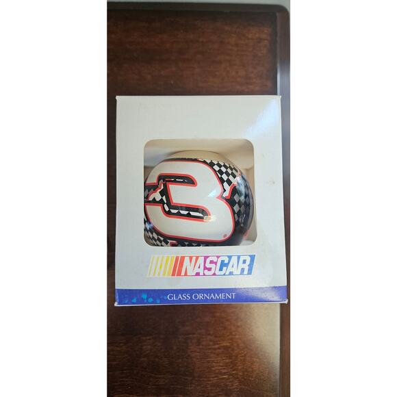 Dale Earnhardt Sr #3 The Intimidator NASCAR glass ball ornament 2000 in box - Picture 1 of 4